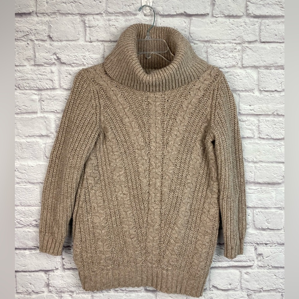 Banana Republic Cable Knit Chunky Turtleneck Sweater‎ Size M
